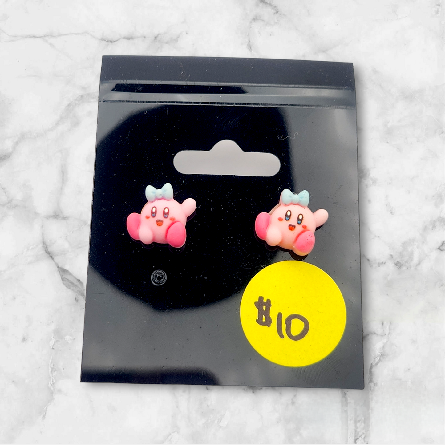 Kirby - Blue Bow Earrings