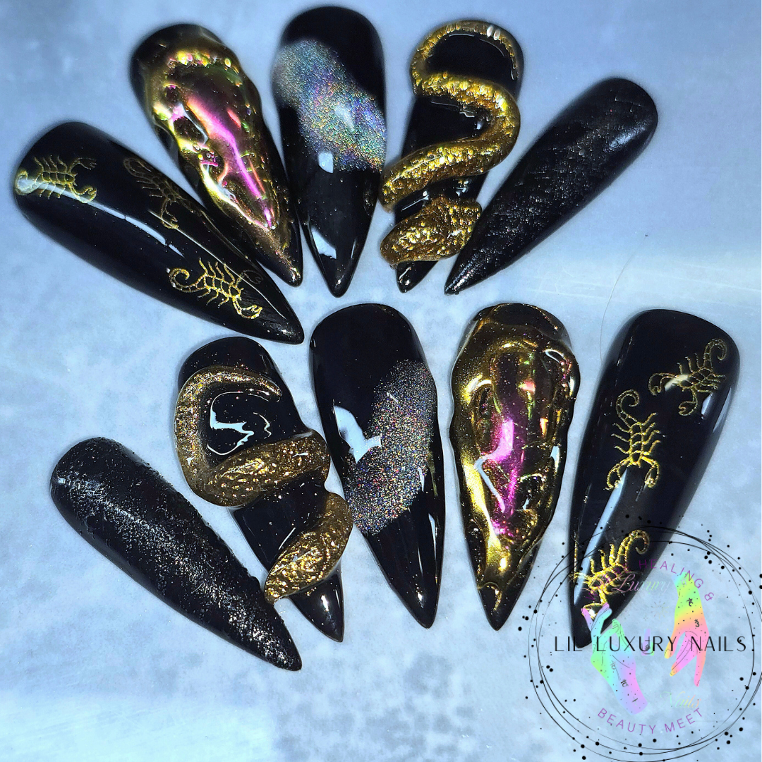 Obsidian Scorpio - Custom Order - A.M.